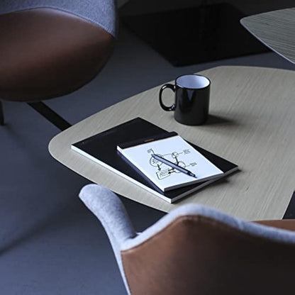 RHODIA 186009C - Stapled Notepad N°18 Black - A4 - Lined - 80 Detachable Sheets - White Clairefontaine Paper 80 g/m² - Coated Card Cover - Pack of 5 pads