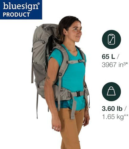 Osprey Renn Women's Backpack, 65L, Dark Charcoal/Gray Wolf, O/S