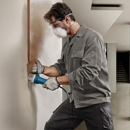 Bosch Professional Angle Grinder GWS 7-115 (110V, 720 W, disc diameter 115 mm, Includes Backing Flange, Locking Nut, Protective Guard)