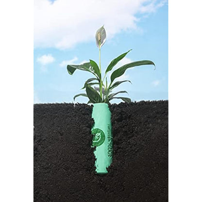 50 Bags Compost Bin Liners 30L Kitchen Waste Bags 100% Biodegradable Bags with EN13432 Certification