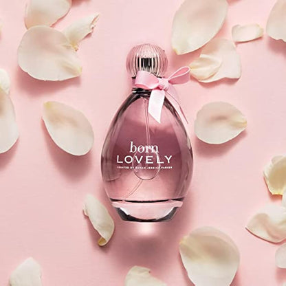 Born Lovely By SJP EDP Spray For Women-Timelessly Classic Feminine Fragrance-Elegant, Sparkling, And Unexpected-Mandarin, Peony, Blushing Freesia, And Sweet Caramel 100 ml