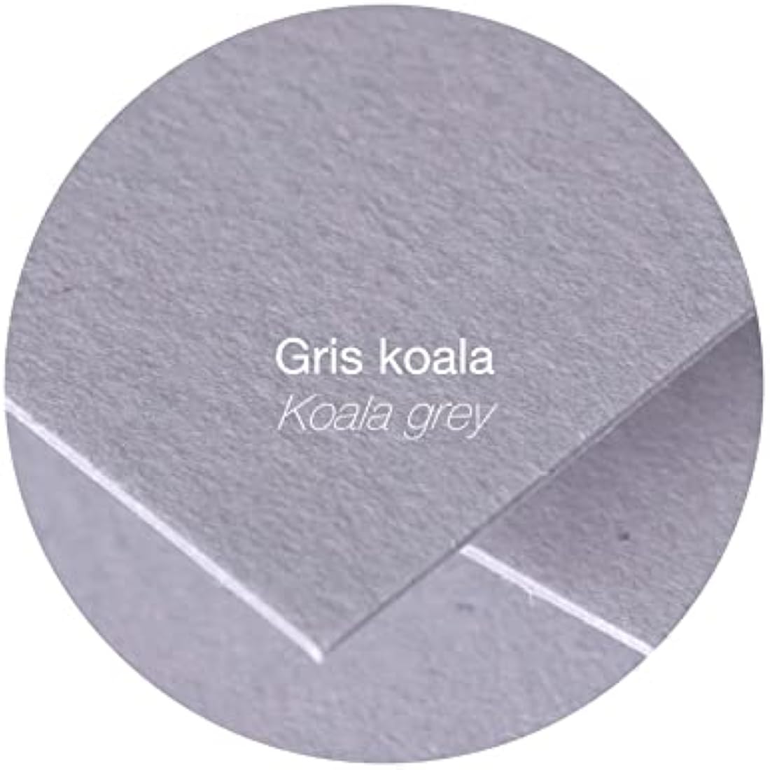 Clairefontaine - Ref 55321C - Pollen Adhesive Envelopes (Pack of 20) - 90 x 140mm Sized, 120gsm Paper, Printer-Compatible, Acid Free, Adhesive Strip for Easy Seal - Koala Grey