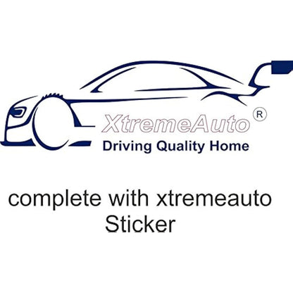 Xtremeauto® Universal RS Car Front and Rear Seat Cover and Floor Mat Set (Yellow)
