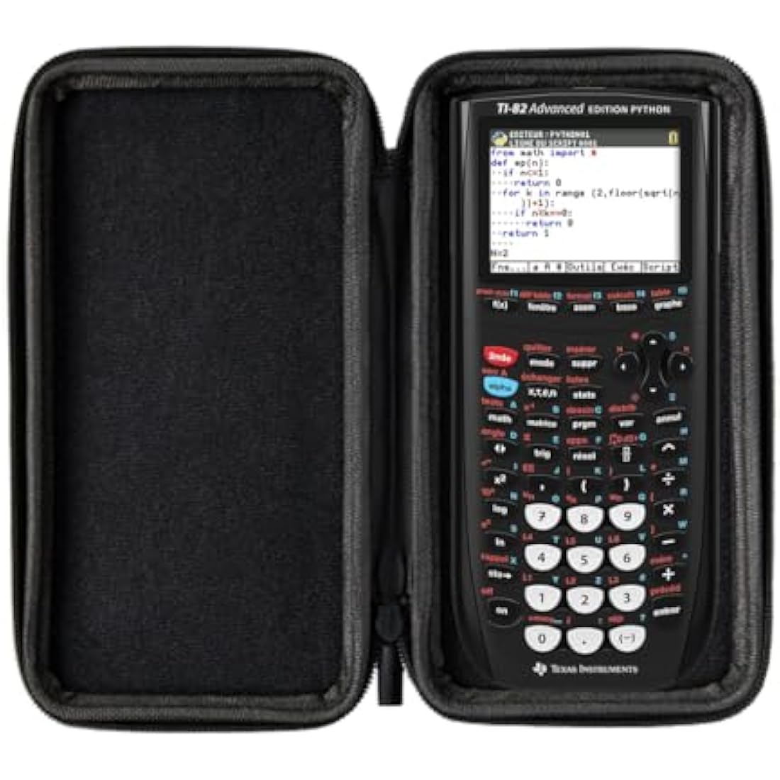 CALCUSO Basic Set Red with Graphing Calculator TI-82 Advanced Python Edition