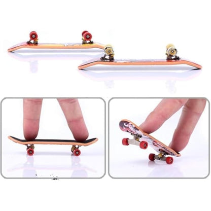 Sipobuy Mini Skateboard Toy Deck Truck Finger Board Skate Park Boy Kid Children Gift Random 6pcs