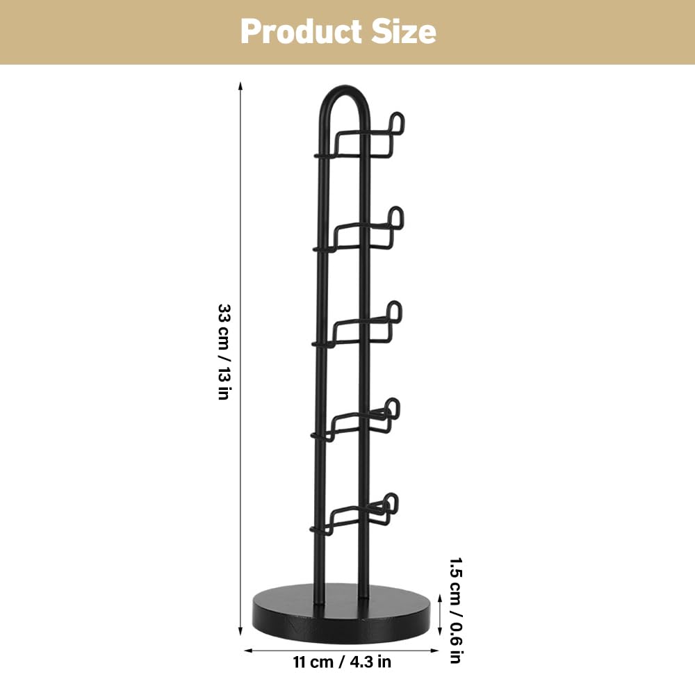 RNPKZ Sunglasses Organizer, 5 Pairs Sunglasses Holder, 33 cm High Glasses Display Stand, Sunglassess Stand