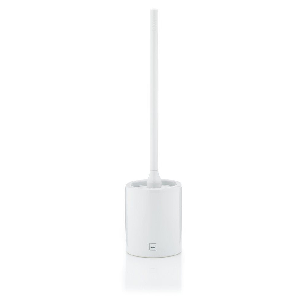 kela 22587 Mono Toilet Brush Set Diameter 10.5 cm Ceramic White Plastic Handle