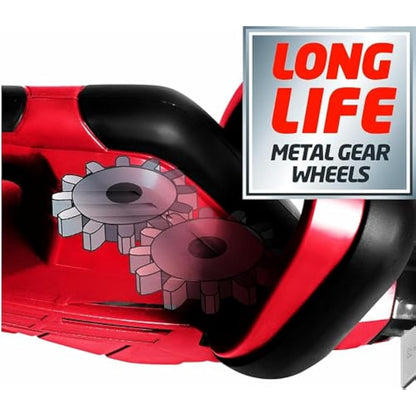Einhell GH-EH 4245 Electric Hedge Trimmer -- 45cm (18 Inch) Cutting Length, Laser-Cut Diamond-Ground Steel Blades -- Lightweight Hedge Cutter, Powerful, Safe and Easy To Use