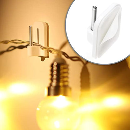 com-four® 12x Crochets à Rideaux Autocollants pour tringles à Rideaux