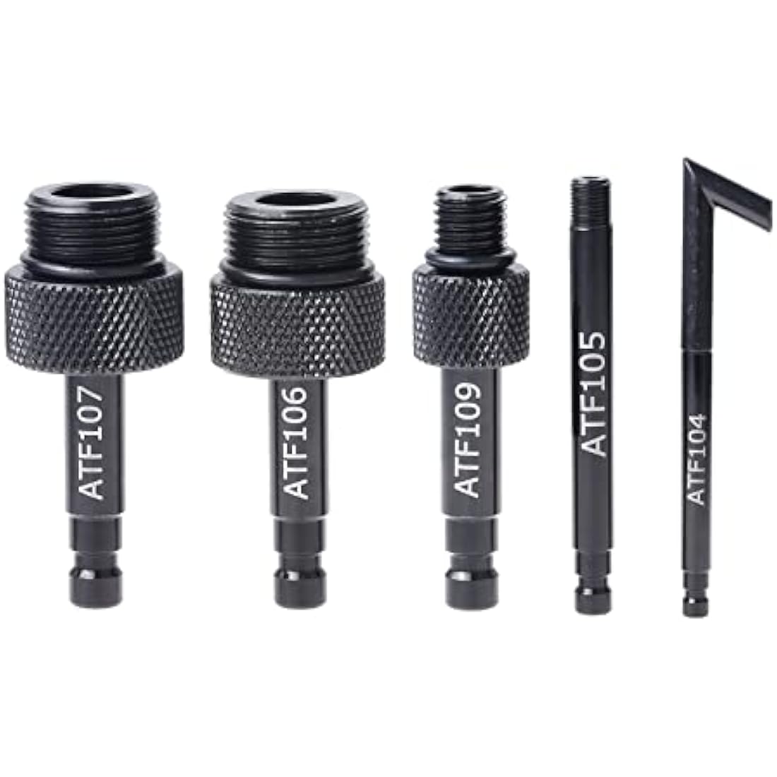 SURIEEN 5Pcs Transmission Service Fluid Oil Filling Filler Adapter ATF Compatible with DSG CVT 09G 01J 722.9 for Audi Benz