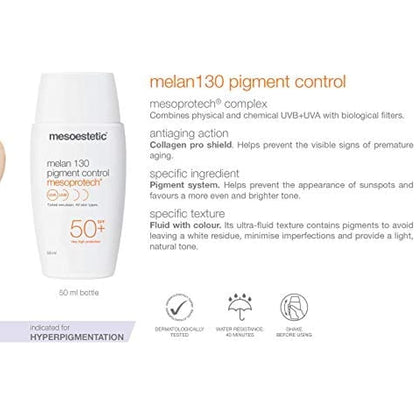 Mesoestetic Mesoprotech Melan 130 + Pigment Control SPF 50+