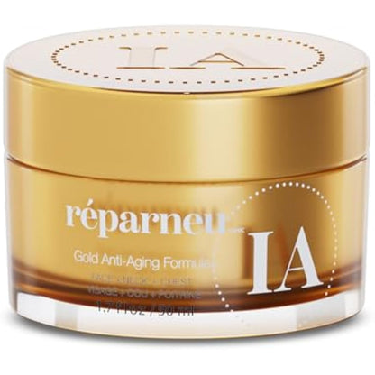 InfiniteAloe Gold Anti-Aging Moisturizer Formula - Organic Aloe Supported by Twelve Key Anti-Aging Ingredients to Deliver Younger Looking, Hydrated, Soft Skin (1.7 Oz.)