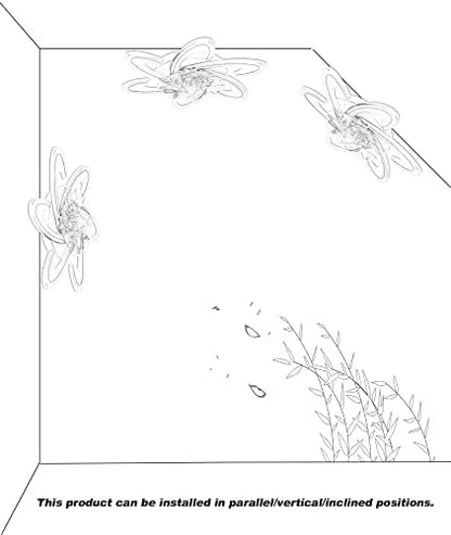 Bossen Ceiling Fan with Light, Φ67cm, 70W Quiet Modern Led Ceiling Light Fan Light with Remote Control and APP Dimmable 6 Lights for Living Room Bedroom Dining Room Ceiling Fans with Lamps (White)