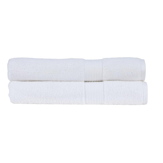 Christy Supreme Hygro 2 Bath Sheets Set | White | 100% Luxury Supima Cotton | Ultra Soft | Super Absorbent | 650GSM | Extra Large Bath Towels