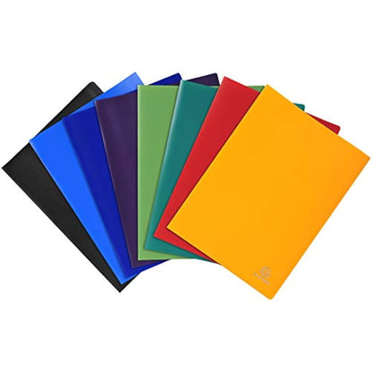 Exacompta - Ref 8583E - Soft PP Display Book - Suitable for A4 Documents, Made from Polypropylene, Lightweight, 80 Pockets, 160 Viewing Pages - Green Cover