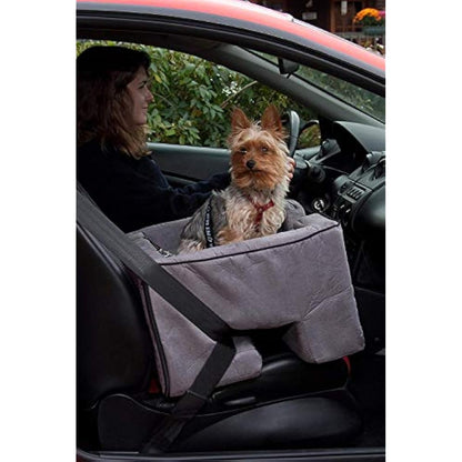 Pet Gear Lookout Booster Car Seat, Removable Comfort Pillow, Safety Tether Included, Installs in Seconds, No Tools Required