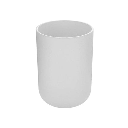 4pcs Bathroom Accessories Set, Toothbrush Holder Tooth Mug Soap Dish Liquid Bottle Bathroom Set Shower Countertop Vanity Organizer(White)