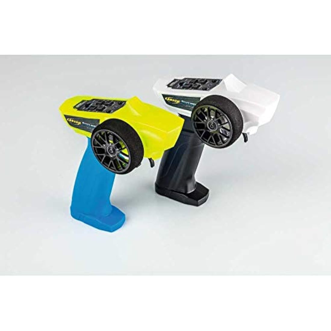 Carson 500500100 Reflex Wheel Start 2.4G Radio, Model Building, Accessories, Remote Control, Receiver, 3 Channels, Tamiya Kit Compatible, Blue