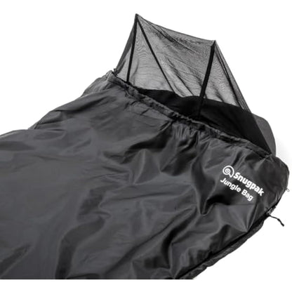 Snugpak Jungle Bag WGTE - Sleeping Bag with Built-in Mosquito Net - Lightweight, Sanitary Sleep Bag & Versatile Quilt - Cosy Sleeping Bag for Tropical Condition Camping & Exploration