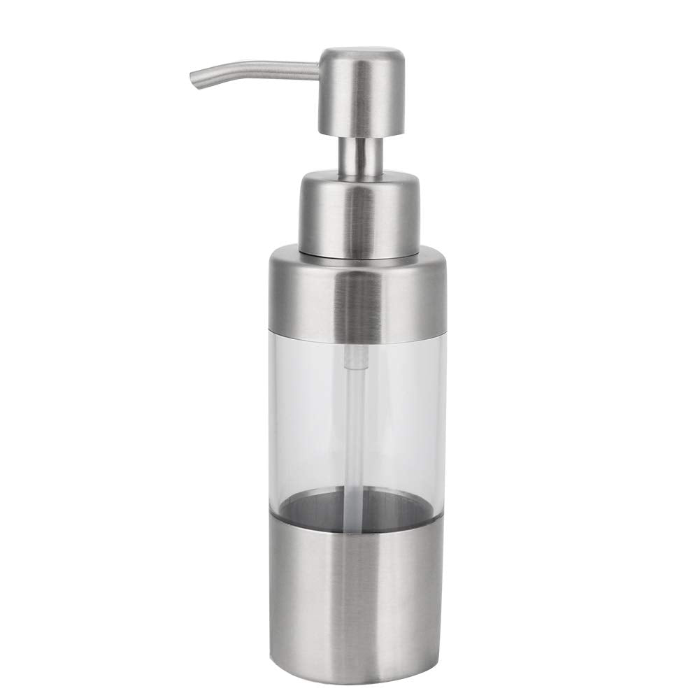 150ML Soap Dispenser Empty Pump Bottles Shampoo Conditioner Bottles Kitchen Bathroom Reusable Plastic Dispenser for Liquid Soap Hand Wash Refillable
