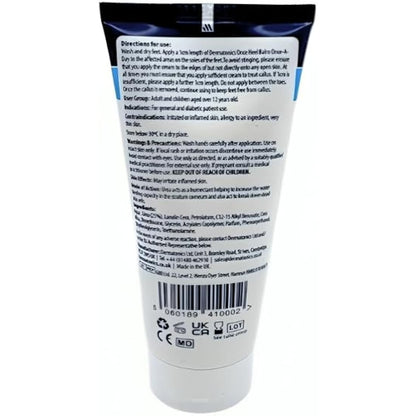 Dermatonics Once Heel Balm | Long-lasting Relief for Rough, Dry, and Callused Heels and Feet | Paraben-free and Clinicaly Proven | Visible Result in 8 Days | Pack of 3 x 200 ml