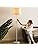 Floor Lamps for Living Room, Farmhouse Standing Lamp with Linen Lampshade Reading Standing Lamp for Living Room, Tall Pole Lamp for Bedroom/Family/Office (White)