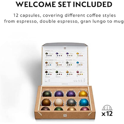 Nespresso Vertuo Plus Automatic Pod Coffee machine for Americano, Decaf, Espresso by Magimix in Red