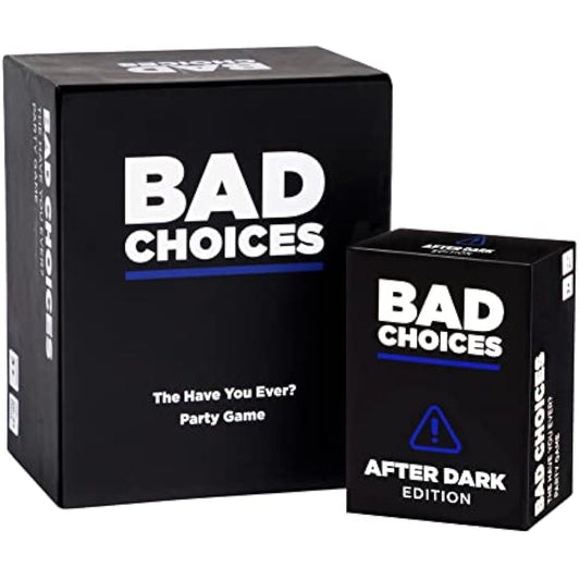 BAD CHOICES Party Game + After Dark Edition Set - Hilarious Adult Card Game for Friends, Fun Parties and Board Games Night with your Group