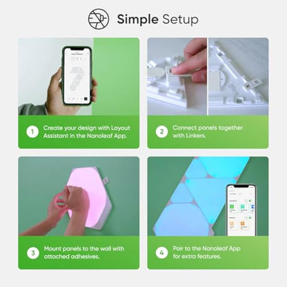 Nanoleaf Shapes Mini Triangles - 10 Pack