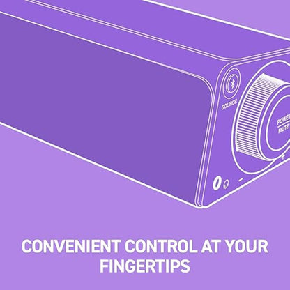 CREATIVE Stage SE mini Compact Under-monitor Soundbar with Bluetooth 5.3, USB Digital Audio, For PC and mobile