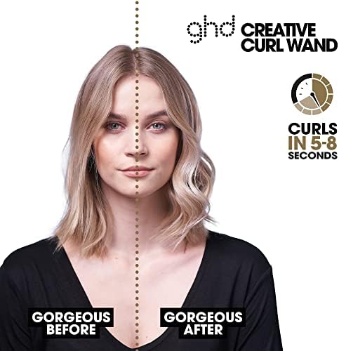 ghd Curve Creative Curl Wand - Unique 28 mm – 23 mm Tapered Barrel, Ultra-Zone Technology