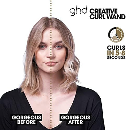 ghd Curve Creative Curl Wand - Unique 28 mm – 23 mm Tapered Barrel, Ultra-Zone Technology