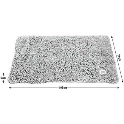 Petface Outdoor Paws Memory Foam Microfibre Crate Mat, X-Large, Black