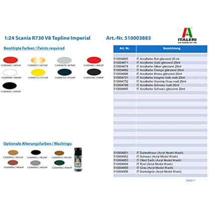 Italeri ITA3883 Plastic Model kit, Various, 553883