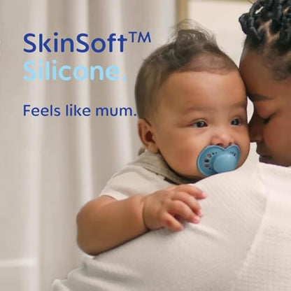 MAM Original Soothers | 18-36 Months | Pack of 2 | Comes in Dummy Steriliser Box | Sustainable Materials | Baby Accessories | Cream (Various Designs)