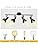 Unikcst LED Ceiling Spot Light Rotatable Retro 4 Way Spotlights Black Light Fitting E14 240V for Kitchen Bedroom Living Room (No Bulbs)