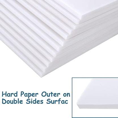 ASelected 10 Pack A3 (420 x 297mm) Foam Board, 5mm Thick Polystyrene Foam Sheet for Model Making, Mounting Photos, Presentations, Arts and Crafts Projects (White)
