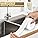 Fixmend Bath Sealant Strip, 3 Rolls Bathroom Sealant Tape Waterproof, Self Adhesive Caulk Strip for Toilet, Kitchen, Bathtub, Sink, Wall Corner, with Sealing Tool (White)