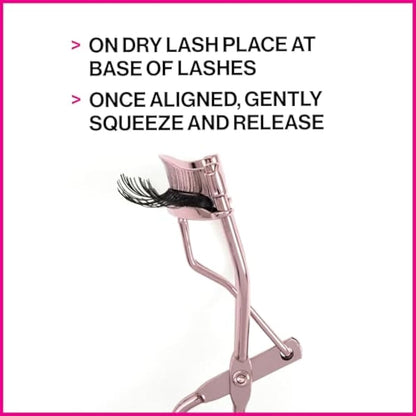 Wet n Wild High On Lash, Eyelash Curler for Long Lasting Lifted Lashes, Bouncy and Soft Silicone Pad for a Safe No-Pinching, No-Pulling Experience, Travel-friendly