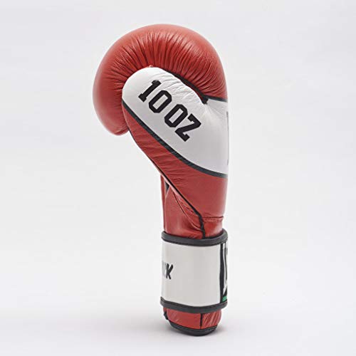 LEONE 1947, Shock Boxing Gloves, Unisex Adult, Red, 10 OZ, GN047
