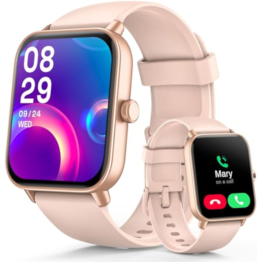 Smart Watch for Women Answer/Make call & Alexa Built-in, 1.8" Fitness Watch Men with 100+ Sport Modes & IP68 Waterproof, Fitness Tracker with Heart Rate Sleep Monitor, Step Counter for iOS Android