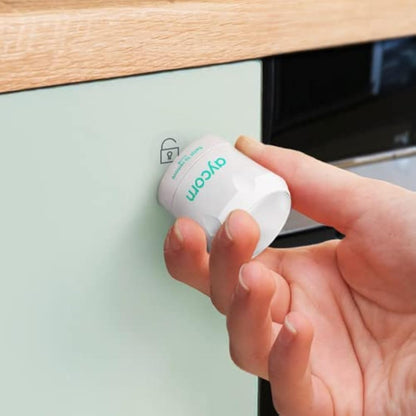 AYCORN® Magnetic Safety Cupboard Locks [10x] for Children [Includes 2X Keys] Child & Baby Safety Proofing for Kitchen, Cabinets and Drawers, 30 Second Install (No Drilling) with 3M Adhesive