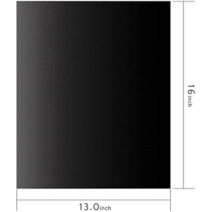 6 Pack Oven Liners Oven Mats for Bottom of Oven, 16x13inch BBQ Liners BBQ Grill Mats Reusable Non-Stick Teflon Baking Oven Mats Barbecue Grill Sheets for Gas Charcoal Grill, BPA Free