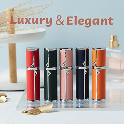 VVGAOGES Perfume Atomiser,Portable Refillable Empty Perfume Spray,Mini Perfume Bottles Empty for Travel 5 ml (JB-Black)