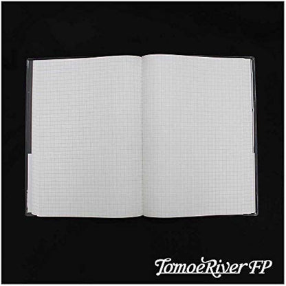 SAKAEテクニカルペーパー Tomoe River FP (52g/m2) Notebook by SANZEN, 5.85" x 8.27", 368 Pages (184-Sheet), Hard Cover, 5mm Squared, Thread-Bound, White (SR-A5HBW)