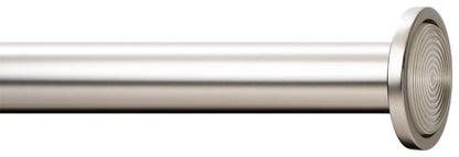 Ivilon Tension Curtain Rod - Spring Tension Rod for Small Windows or Shower, 16 to 24 Inch. Satin Nickel