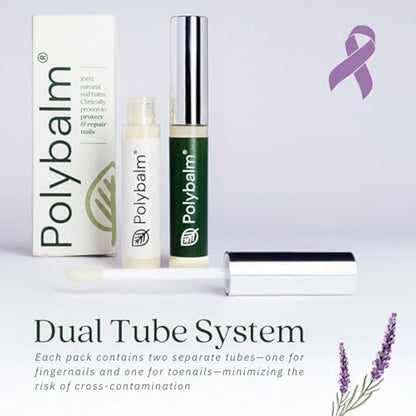 Polybalm Topical Nail Application | Scientifically Tested and Proven | Only Pure Plant Based Ingredients | Made by a Trusted UK Company | Nail Health Treatment Balm