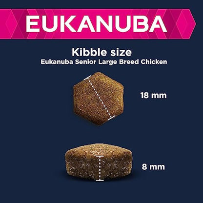 Eukanuba Complete Dry Dog Food for Senior Large and Giant Breeds with Fresh Chicken 15 kg