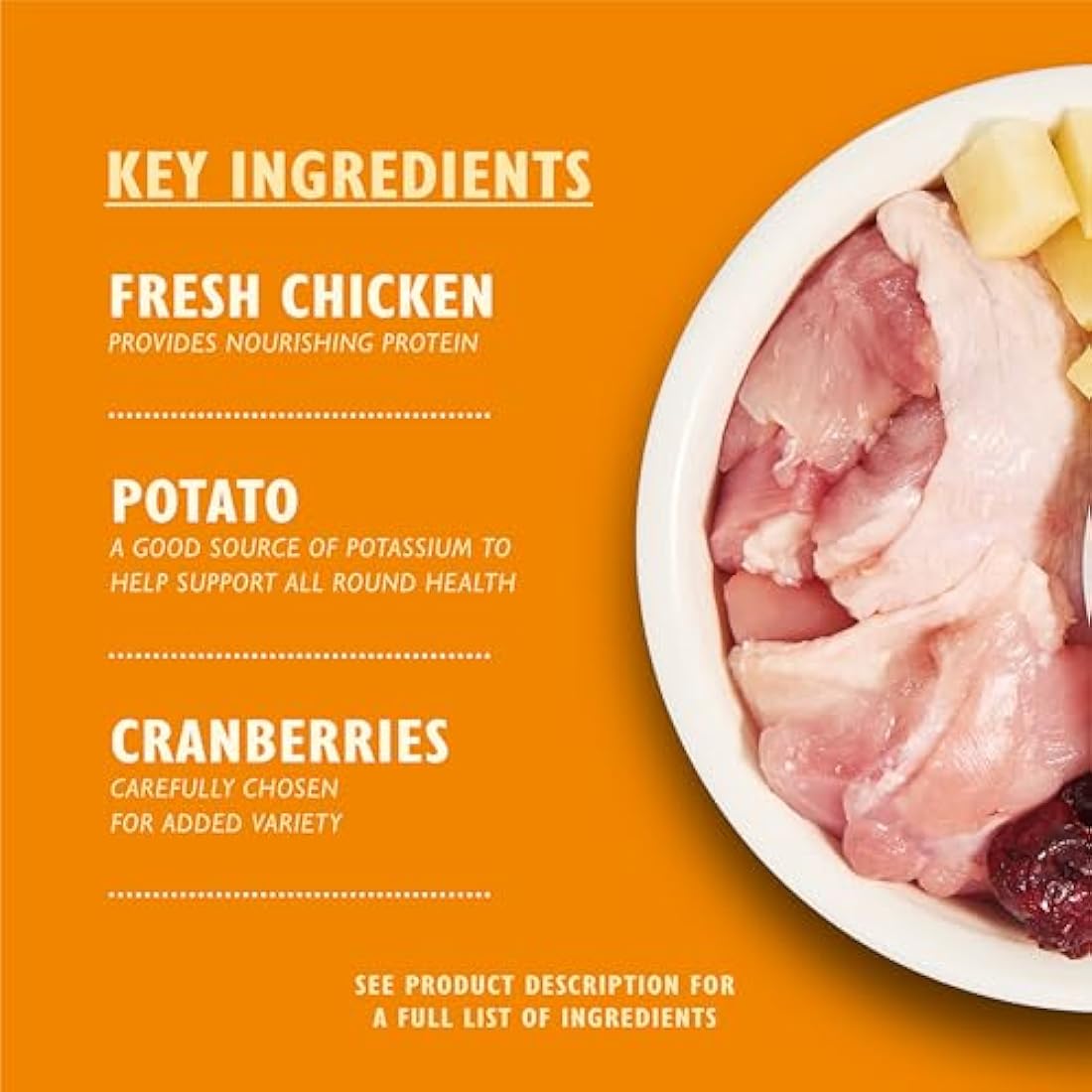 Lily's Kitchen Made with Natural Ingredients Adult Dry Cat Food Bag Chicken with Veggies Grain-Free Recipe 2kg