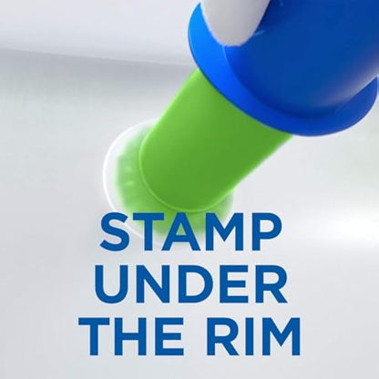 Duck Fresh Discs Toilet Cleaner Starter Kits, Fights Stains That Harbour Germs, Prevents Limescale Build Up, Lime, Starter Kit (1 Holder + 3 Refill Tubes)